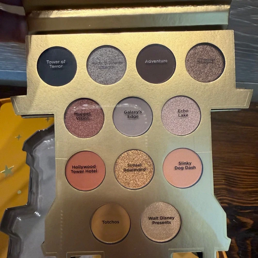 Disney Ulta Beauty 50th Anniversary Hollywood Studios Palette & Lip Gloss Set